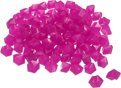 Vista 13 de MECCANIXITY 100 piezas de piedras brillantes de 0.39 a 0.59 pulgadas (0.394-0.591 in) para decoración en la oscuridad, piedras luminosas, decoración