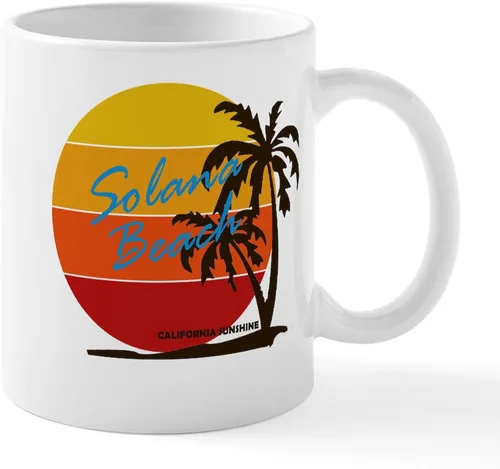 Vista 75 de CafePress Taza de café de cerámica de 11 oz (11.0 fl oz) de San Francisco Blanco - Taza San Francisco
