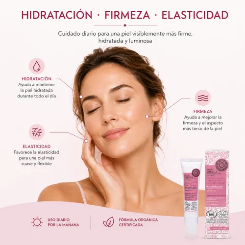 Vista 3 de NATURA SIBERICA Snow Cladonia Crema de día que desafía la edad, 1.7 fl oz