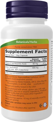 Vista 2 de NOW Foods - Extracto de té verde