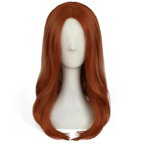Vista 37 de anogol Vocaloid 32" 80 cm de largo recto de Cosplay peluca Pelucas Para Fiestas Halloween, Anaranjado
