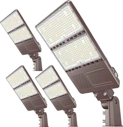 Vista 10 de Luz LED para estacionamiento con certificación UL, 150 W, 120 W, 90 W, ajustable, con fotocélula de 22500 lm, caja de zapatos, luces de inundación