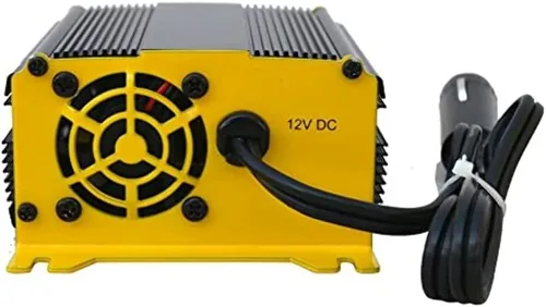 Vista 2 de Go Power GP-225HD Inversor de onda sinusoidal modificada de alta resistencia, 225 vatios, entrada de 12V, tomas de corriente AC duales, solución