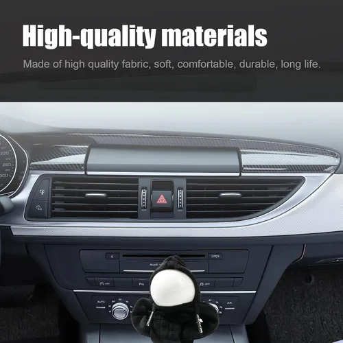 Vista 4 de Ziciner Funda para palanca de cambios de coche, diseño de suéter a la moda, protector de cambios suave universal, accesorios de decoración