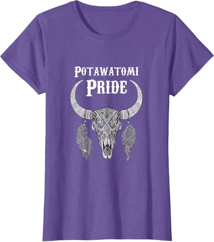 Vista 25 de Potawatomi Pride Tribe Native American Indian Buffalo Camiseta