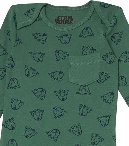 Vista 2 de Tienda Essentials Disney Marvel Star Wars Unisex Babies' Cotton Coveralls, Pack of 3