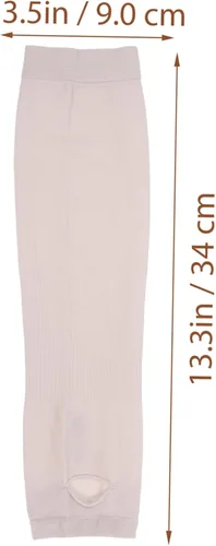Vista 2 de ORFOFE 3 pares de protección UV manguito brazo protector codo manga hombres mujeres deportes sol manga acolchada hielo codo protector