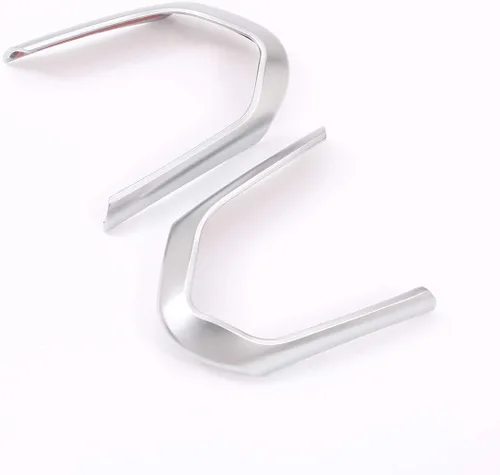 Vista 2 de YIWANG - Embellecedor de plástico ABS cromado para el volante de BMW M3, M4, M5, 1, 3, F52, F30, X5M
