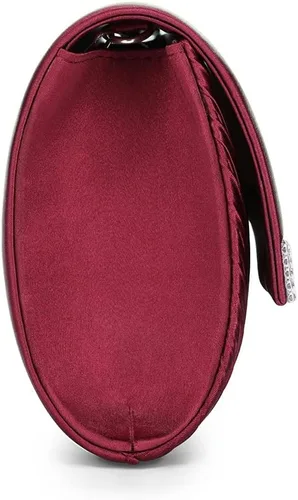 Vista 6 de ERIJUNOR Bolsos clásicos de satén plisados de noche con diamantes de imitación, bolsos cruzados para fiesta, graduación, boda, para mujer