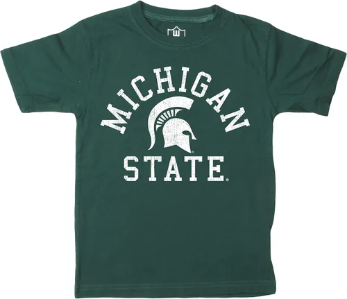 Vista 47 de Wes and Willy Camiseta de algodón orgánico de manga corta para niños de la NCAA