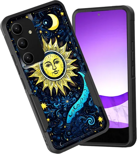 Vista 65 de Funda para Galaxy A15 5G, doble capa híbrida resistente a prueba de golpes, policarbonato duro, silicona suave, TPU, funda protectora para Samsung