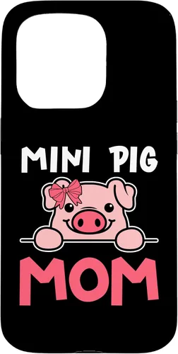 Vista 14 de Cute Mini Pig Mom Miniature Pig Owner Women Case for iPhone 16