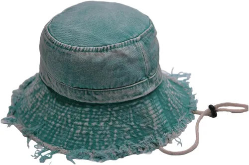 Vista 24 de Sombrero de pescador de algodón desgastado, sombrero de sol, sombrero para hombres y mujeres