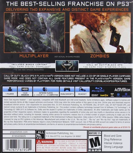 Vista 2 de Call of Duty Black Ops III - Multiplayer Edition - PlayStation 3