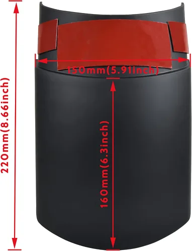 Vista 6 de Extensor de guardabarros delantero para ala dorada, extensor de guardabarros delantero para Honda Goldwing GL1800 1800 2018 2019 2020 2021 2022 2023