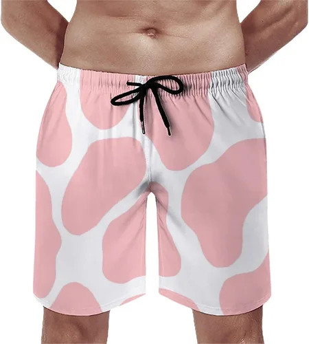 Vista 4 de Traje de baño para hombre con forro de malla, pantalones cortos de secado rápido con bolsillos