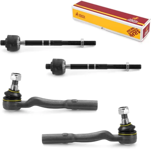 Vista 10 de Metrix Premium Chassis Parts - Kit de 4 piezas de extremos de barra de acoplamiento frontal exterior e interior compatible con Nissan Pathfinder