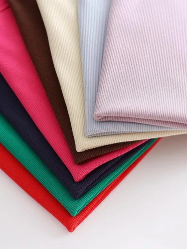 Vista 7 de ANRABESS Camiseta sin mangas de cuello alto para mujer, a la moda, casual, básica, ajustada, acanalada, espalda cruzada