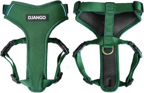 Vista 14 de DJANGO Arnés para perro Adventure - Acolchado y ajustable - Negro, pequeño