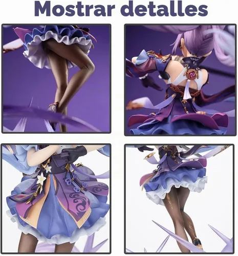 Vista 4 de G-I KeQing 1/7 Figura Siete Estrellas de Liyue Juego Personaje PVC Colección