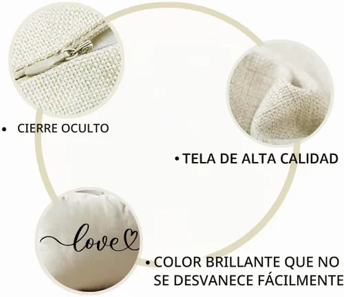 Vista 6 de Love You - Fundas de almohada lumbar para parejas, aniversarios, bodas, compromisos, día de San Valentín, 12 x 20 pulgadas (beige)