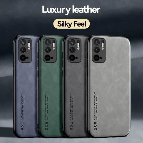 Vista 4 de Kepuch Funda Silklike para Xiaomi Poco M3 Pro,Redmi Note 10 5G - Cubierta De Parachoques Placa De Metal Incorporada Para Xiaomi Poco M3 Pro,Redmi