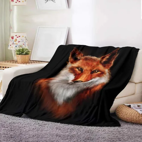 Vista 6 de Manta de zorro (Fox 01, 40 x 50 pulgadas)