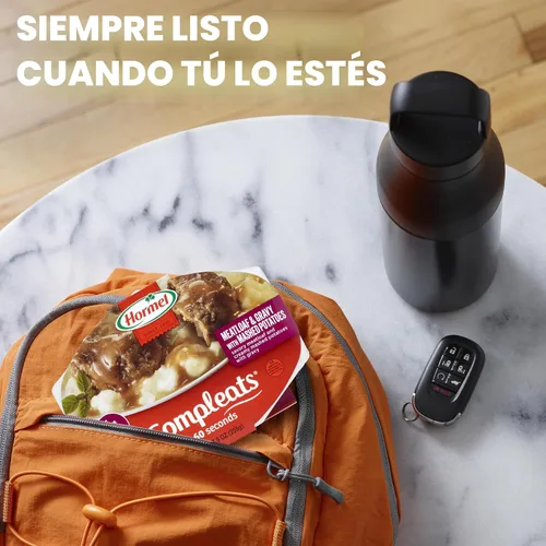 Vista 9 de HORMEL COMPLEATS Pastel de carne y salsa con puré de papas bandeja para microondas, 9 onzas (paquete de 6) Calentar y comer, comidas