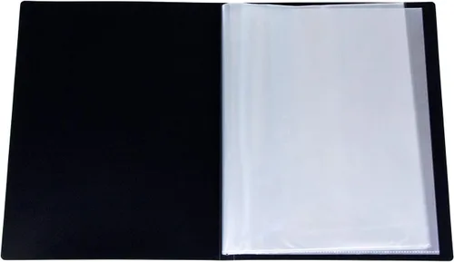 Vista 2 de 2PO Portafolio - Álbum de fotos con capacidad para 48 imágenes, álbum de ahorro de espacio con bolsillos deslizantes de 8.5 x 11 pulgadas