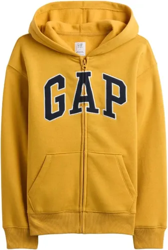 Vista 11 de GAP Sudadera con capucha y cremallera completa con logotipo para niños