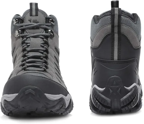 Vista 3 de CAMEL CROWN - Botas de senderismo para hombre, antideslizantes, transpirables, transpirables, para senderismo, senderismo, senderismo, senderismo