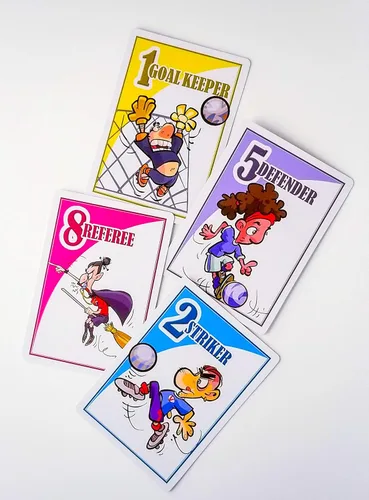 Vista 4 de Juego de cartas de fútbol Dream Team Juego familiar para niños y adultos