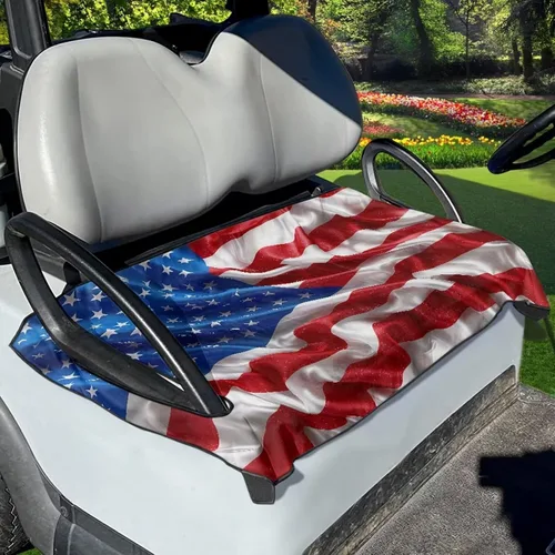 Vista 30 de Fundas universales para asiento de carrito de golf, suaves y cómodas, protección para todo tipo de clima, funda para carrito de golf para 2