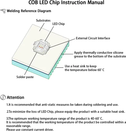 Vista 6 de Chip LED de alta potencia 12W RGBW Super brillante emisor de luz diodo COB módulo lámpara de repuesto de componentes de cuentas Iluminación DIY