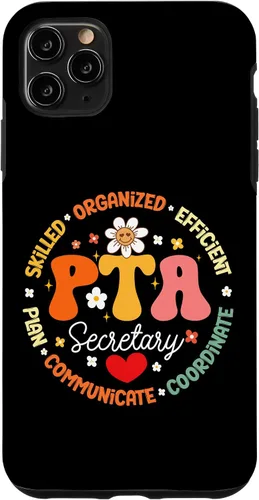 Vista 11 de iPhone 15 Parents Teacher Association Team Supporter PTA Secretary Case