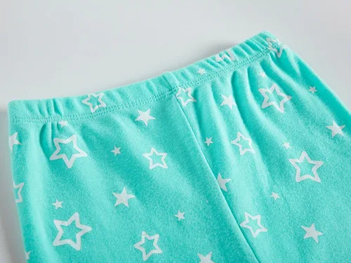 Vista 6 de Babyroom Pijamas a juego para niñas, pijamas de muñeca para niños pequeños, ropa de dormir de algodón para Navidad