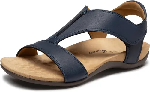 Vista 10 de Athlefit - Sandalias ortopédicas para mujer, sandalias de playa cómodas con soporte ortopédico para el arco del pie