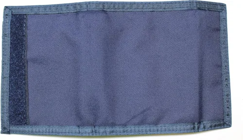 Vista 5 de Billetera de nailon con bolsillo para monedas con cremallera, marino, Talla única, Billetera plegable