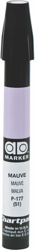 Vista 5 de El marcador original Chartpak AD, Tri-Nib, Bright Orchid, 1 cada uno (P209)