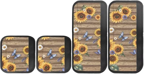 Vista 18 de Juego de 4 fundas protectoras de repuesto para manija de puerta de refrigerador con temática de té de la tarde para microondas, horno, refrigerador