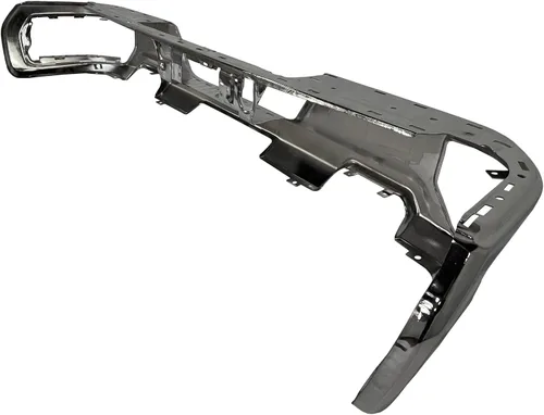 Vista 8 de BUMPERS THAT DELIVER - Barra de parachoques trasero cromada de acero compatible con Chevy Silverado GMC Sierra 1500 2019-2025 con doble escape