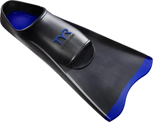 Vista 9 de TYR Crossblade Fins 2.0 - Aletas de natación de goma natural duraderas de hoja corta para entrenamiento de fuerza, velocidad y resistencia de piernas