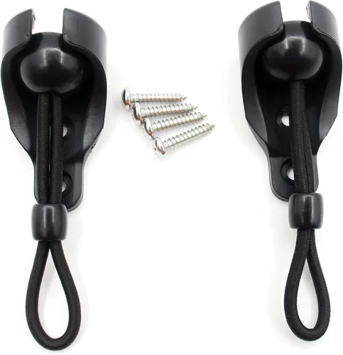 Vista 7 de Kit de bungee para persianas enrollables, para interiores y exteriores (negro)