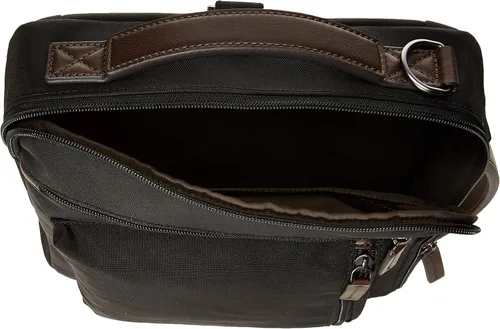 Vista 3 de Fossil Buckner - Mochila convertible y maletín para hombre Negro S