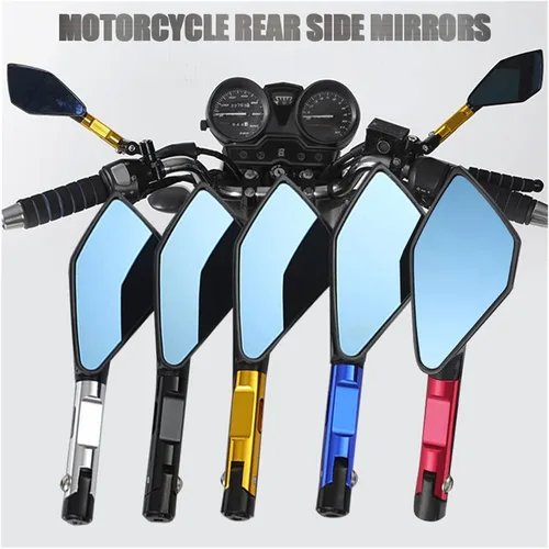 Vista 4 de Accesorios para motocicleta de 8 0.394 in espejo retrovisor CNC accesorios para Yamaha FZ25 FZ-25 FZ 25 FZ16 FZ-16 FZ 16 2008-2018 2019 2020