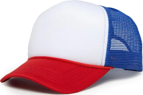 Vista 30 de Funky Junque Sombrero de camionero ligero Snapback de espuma de malla en Negro/Negro