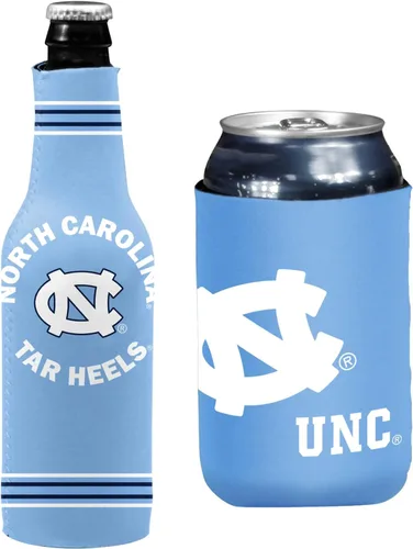 Vista 140 de College Team Color Logo Can & Bottle Holder Insulator Beverage Cooler Set