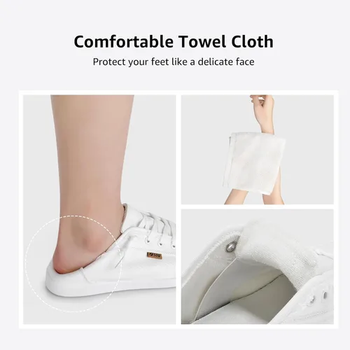 Vista 3 de STQ Zapatos sin cordones para mujer, zapatillas de lona clásicas de moda