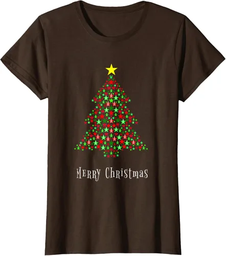 Vista 19 de Celebración del árbol de Navidad - Feliz Navidad - Camiseta de Navidad