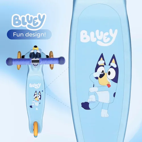 Vista 5 de Kick Scooter for Kids, 3 Wheel Self Balancing, Light Up LED Wheels